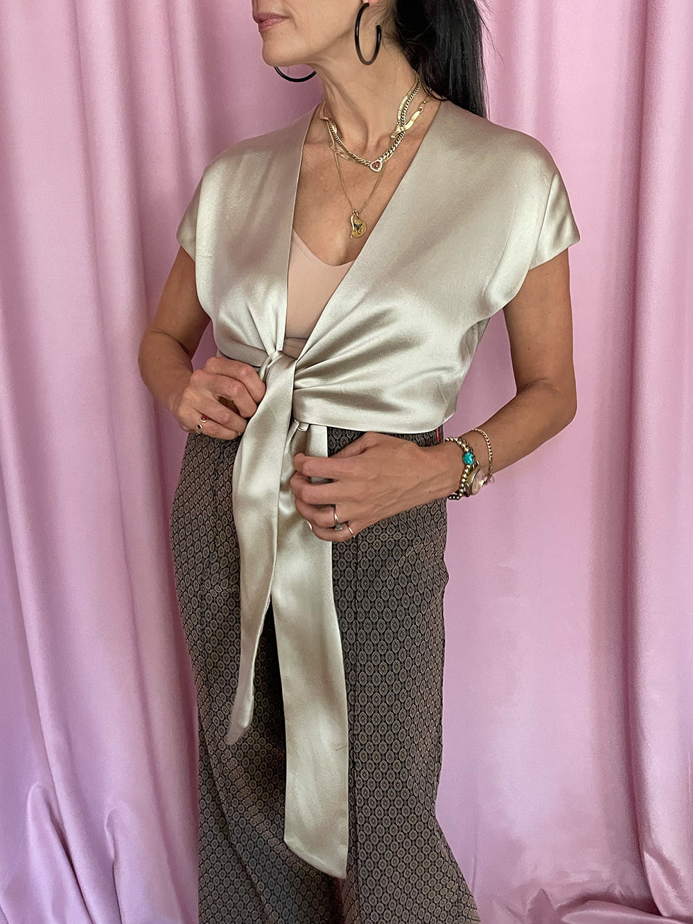 Misty | reversible silk charmeuse