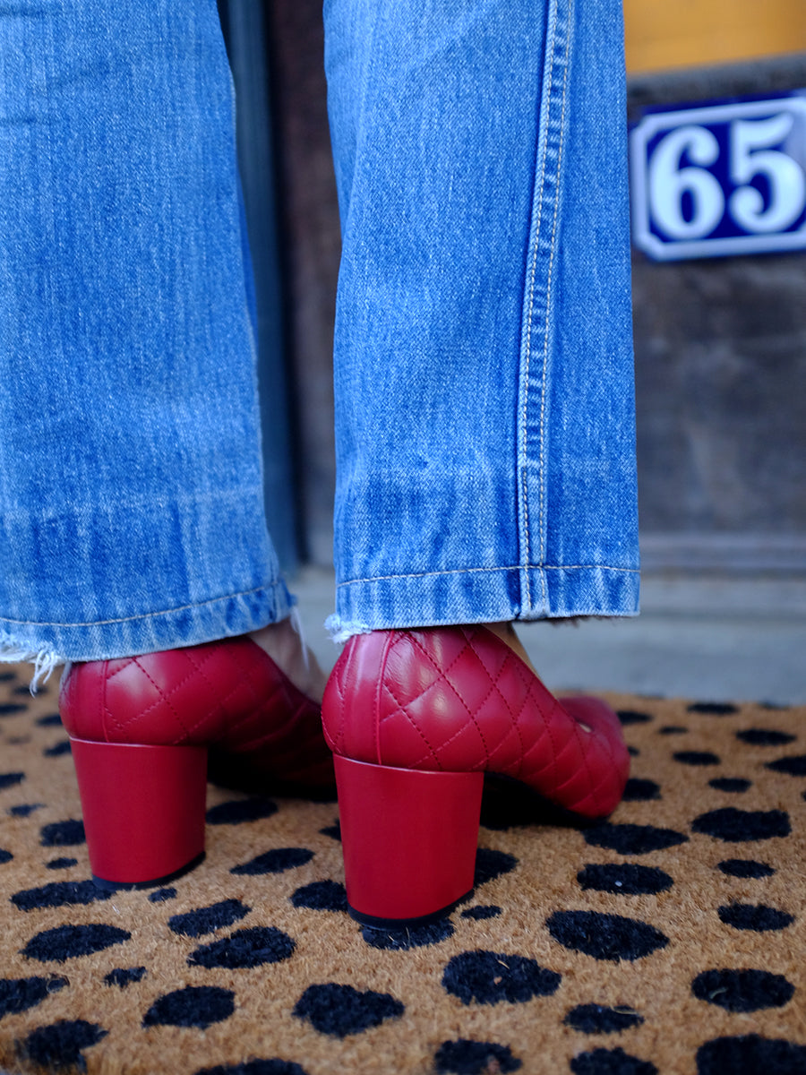 Doucette X BZ | quilted classic heels